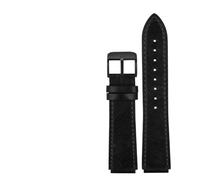 AMAUPCKCA Retro Echtleder Armband for Casio A158W A168 / F91w / AE-1200WHD/A158/A159/A169/AE1200 Vintage Uhrenarmband(Black bk)