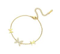 Amaxer Chic Afrika Berber Symbol Charm Armband für Frauen Edelstahl Strass Amazigh afrikanischer Kabyle Stil ethnischer Berber verstellbare Armbänder, L22cm, Edelstahl