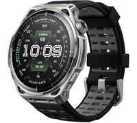 Amazfit Balance 3 51 mm Smartwatch Stainless Steel mit AMOLED, Saphirglas, Dual-Band-GPS, 10 ATM, Golf- und HYROX-Modus