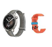 Amazfit Balance 46 mm Smart Watch Grau + Offizielles Smartwatch-Ersatzband Orange