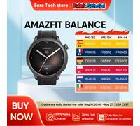 Amazfit Balance Smartwatch, Körperzusammensetzung, Schlaferholung, GPS, Alexa, Bluetooth, Anruf, 14-Tage-Akkulaufzeit, 150 Sport für Herren Sunset Grey