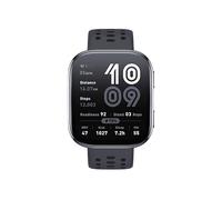 AMAZFIT BIP 6 BLACK Smartwatch Rahmen: Aluminiumlegierung, Gehäuse: Faserverstärkter Kunststoff Silikon, 130-195 mm, Black
