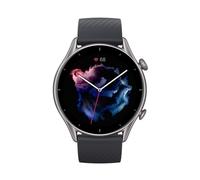 Amazfit Smartwatch GTR 3 46mm mit Gesundheitsüberwachung, SpO2, Zyklusüberwachung, GPS Sportuhr mit 150+ Sportmodi, 21 Tage Akku, Alexa für Herren Damen, Schwarz, Einheitsgröße
