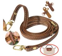 Amazleer Verstellbarer Schultergurt für Longchamp aus Leder für Damen Taschen Einstellbarer Taschengurt ohne Stanzen von Löchern Breite 1.2 cm