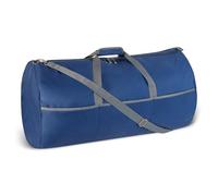 Amazon Essentials 82,3cm extra große faltbare Nylon-Reisetasche für Reisen/Aufbewahrung mit Reißverschlusstaschen, 150l, 22,7kg Tragkraft, marineblau (früher Amazon Basics)