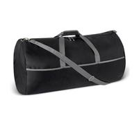 Amazon Essentials 82,3cm extra große faltbare Nylon-Reisetasche für Reisen/Aufbewahrung mit Reißverschlusstaschen, 150l, 22,7kg Tragkraft, schwarz (früher Amazon Basics)