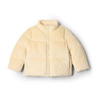 Amazon Essentials Baby Mädchen Heavy Weight Puffer (Velour), Hellbeige, 3T