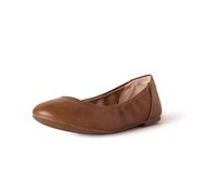 Amazon Essentials Belice Ballerinas für Damen, kastanienbraunes Kunstleder, 45 EU