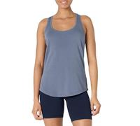 Amazon Essentials Damen Active Soft Cotton Leichtes Yoga-Tanktop mit U-Ausschnitt und Racerback, Relaxed Fit, Schiefergrau, S