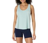 Amazon Essentials Damen Active Soft Cotton Leichtes Yoga-Workout-Tanktop mit Weitem Armausschnitt und Racerback, Relaxed Fit, Hellblau, XL
