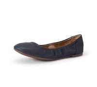 Amazon Essentials Damen Ballerinas Belice Zum Hineinschlüpfen, Marineblau Kunstleder, 40 EU