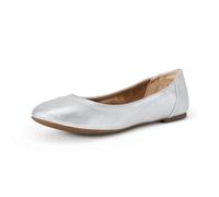 Amazon Essentials Damen Belice Ballerinas, Silber, 10