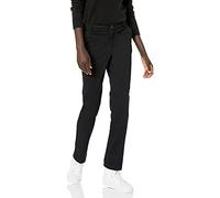 Amazon Essentials Damen-Chinohose, schmale Passform, gerades Bein, Stretch-Twill, Schwarz, Größe 42