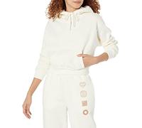 Amazon Essentials Damen Crop Pullover Hoodie Sweatshirt (Erhältlich in Übergröße), Eierschalenweiß, X-Small