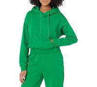 Amazon Essentials Damen Crop Pullover Hoodie Sweatshirt (Erhältlich in Übergröße), Grün, XX-Large