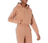 Amazon Essentials Damen Crop Pullover Hoodie Sweatshirt (Erhältlich in Übergröße), Hellbraun, XX-Large