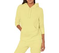 Amazon Essentials Damen Fleece-Kapuzenpullover in normaler Passform (in Übergröße erhältlich), Hellgelb, XXL