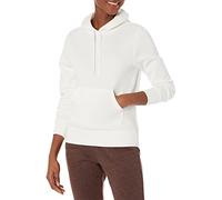 Amazon Essentials Damen Fleece-Kapuzenpullover in normaler Passform (in Übergröße erhältlich), Weiß, XL