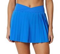 Amazon Essentials Damen Funktionaler, plissierter Tennisrock aus dehnbarem Gewebe mit integrierten Shorts und Taschen, Blau, S