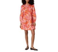 Amazon Essentials Damen Gestuftes Regular-Fit-Hemdblusenkleid aus Baumwollsatin