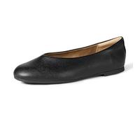 Amazon Essentials Damen Glove Ballerinas, schwarzes Kunstleder, 13
