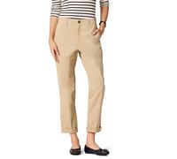 Amazon Essentials Damen Knöchellange Chinohose Mit Normaler Passform, Hohem Bund Und Schmal Zulaufendem Bein, Bräunen, 38