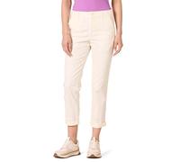 Amazon Essentials Damen Knöchellange Chinohose Mit Normaler Passform, Hohem Bund Und Schmal Zulaufendem Bein, Eierschalenweiß, 40-42