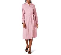Amazon Essentials Damen Langärmliges Midi-Hemdkleid aus Georgette, Mauve, XXL