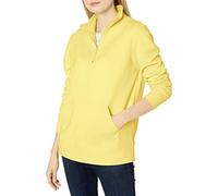 Amazon Essentials Damen Langarm-Oberteil aus Fleece mit Viertelreißverschluss (in Übergröße erhältlich)
