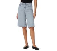 Amazon Essentials Damen Lange Jeans-Shorts, Bermuda mit Hohem Bund