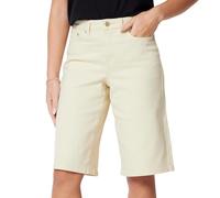 Amazon Essentials Damen Lange Jeans-Shorts, Bermuda mit Hohem Bund