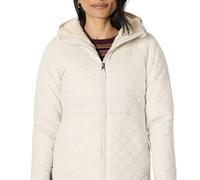 Amazon Essentials Damen Leichte, Gesteppte, Wasserabweisende Steppjacke mit Sherpa-Futter Und Durchgehendem Reißverschluss, Stone, S