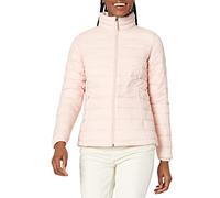 Amazon Essentials Damen Leichte, langärmelige, Wasserabweisende, packbare Pufferjacke (in Übergröße erhältlich), Hellrosa, S