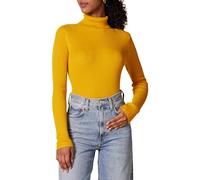 Amazon Essentials Damen Leichter Langarm-Rollkragenpullover mit schmaler Passform, Gold, XL