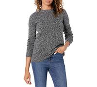 Amazon Essentials Damen-Pullover, klassisch, weich, langärmelig, Rundhalsausschnitt, Anthrazit, Größe S