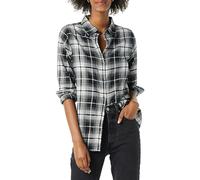Amazon Essentials Damen Regular-Fit Leichtes Kariertes Langarm-Flanellhemd