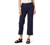 Amazon Essentials Damen Slim Fit Khakihose mit Weitem Bein, Knöchellang aus Stretch-Baumwoll-Twill mit Hoher Taille