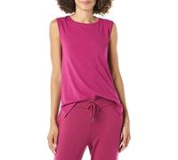 Amazon Essentials Damen Yoga-Tanktop Aus Weicher Baumwolle Mit Lockerer Passform (In Übergröße Erhältlich), Pflaume, M