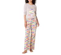 Amazon Essentials Disney | Marvel | Star Wars Damen Schlafanzug-Schlaf-Sets Flanell, Marvel Holiday Bricks - Womens, XXL