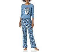 Amazon Essentials Disney | Marvel | Star Wars Damen Schlafanzug-Schlaf-Sets Flanell, Nightmare Santa Jack - Womens, M