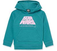 Amazon Essentials Disney | Marvel | Star Wars | Frozen | Princess Mädchen Fleece-Kapuzenpulli, Star Wars Logo, 6-7 Jahre