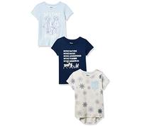 Amazon Essentials Disney | Marvel | Star Wars | Frozen | Princess Mädchen Kurzärmelige T-Shirts, 3er-Pack, Frozen 2 Destiny, 6-7 Jahre