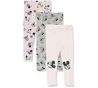 Amazon Essentials Disney | Marvel | Star Wars | Frozen | Princess Mädchen Leggings, 3er-Pack, Minnie and Friends, 4 Jahre