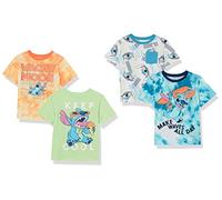 Amazon Essentials Disney | Marvel | Star Wars Jungen Kurzärmelige T-Shirts, 4er-Pack, Strand, 5 Jahre