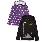 Amazon Essentials Disney | Marvel | Star Wars Jungen Leichte, Langärmelige T-Shirts mit Kapuze, 2er-Pack, Nightmare Scream, 10 Jahre