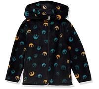 Amazon Essentials Disney | Marvel | Star Wars Jungen Polar-Fleecejacke mit durchgehendem Reißverschluss und Kapuze, Star Wars Rebel, 2 Jahre
