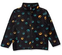 Amazon Essentials Disney | Marvel | Star Wars Jungen Polarfleece-Jacke mit durchgehendem Reißverschluss und Stehkragen, Star Wars, 8 Jahre