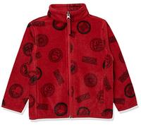 Amazon Essentials Disney | Marvel | Star Wars Jungen Polarfleece-Jacke mit durchgehendem Reißverschluss und Stehkragen, Marvel Logo, 5 Jahre