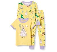 Amazon Essentials Disney | Marvel | Star Wars | Princess Baby Mädchen Eng anliegender Baumwoll-Schlafanzug, 3er-Pack, 3-teiliges Toy Story BO Peep Set, 24 Monate