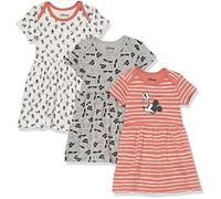 Amazon Essentials Disney | Marvel | Star Wars | Princess Baby Mädchen Kleider, 3er-Pack, Mickey Expressions, Frühchen